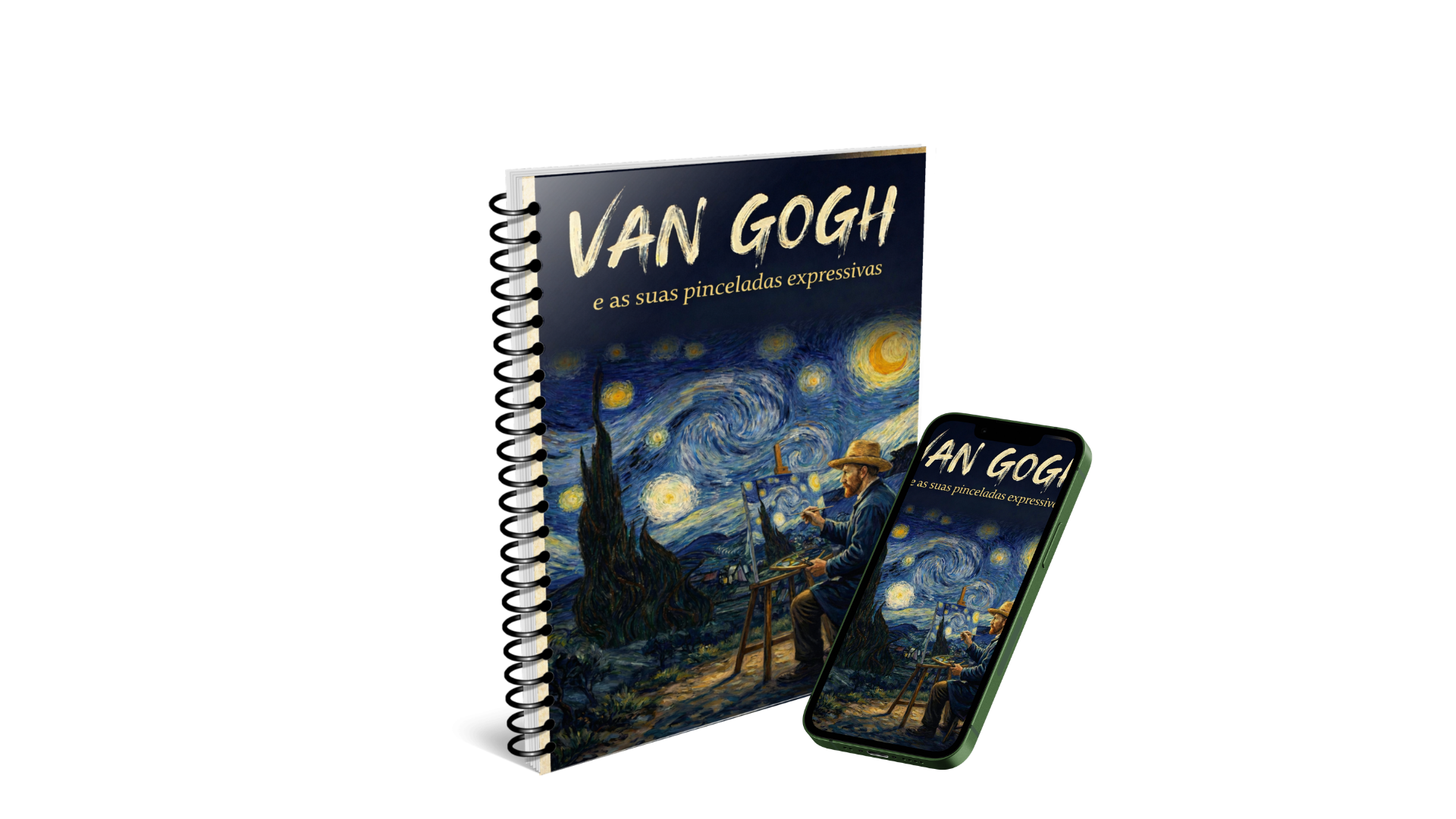 Van Gogh e Suas Pinceladas Expressivas